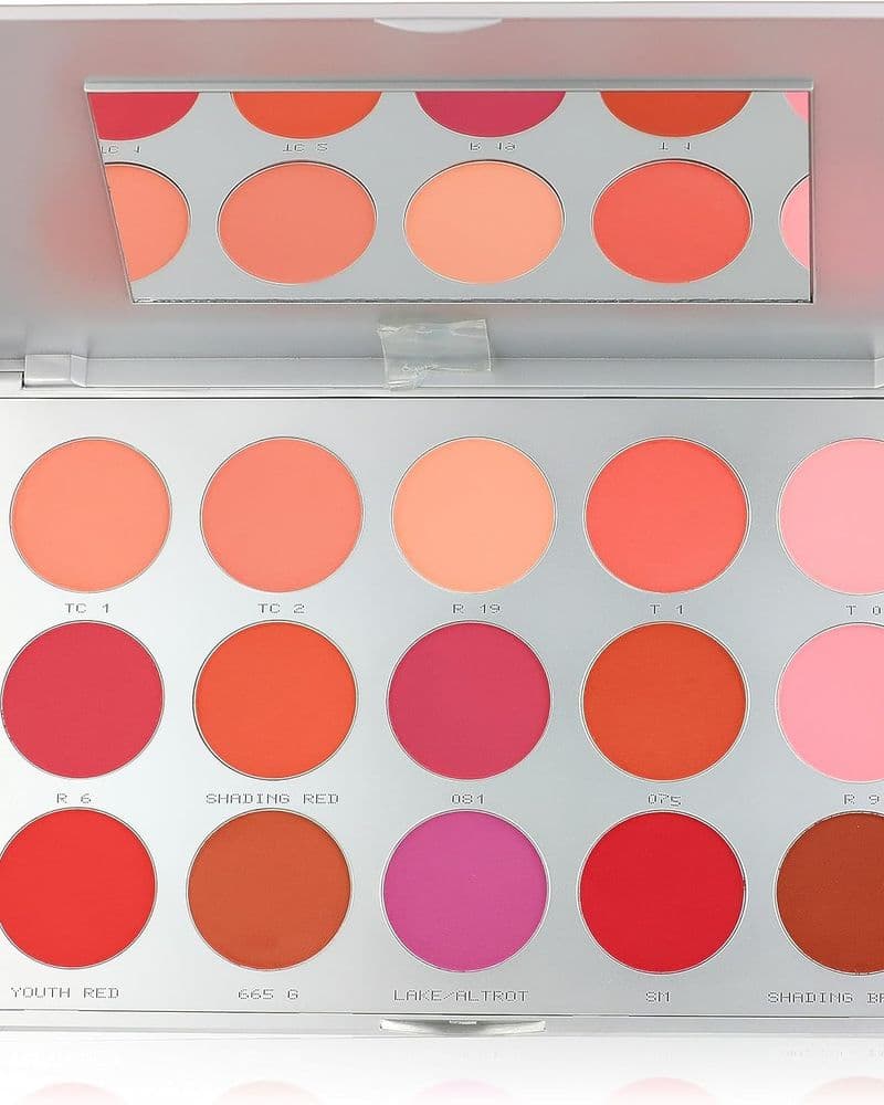 kryolan blush palette 15 color