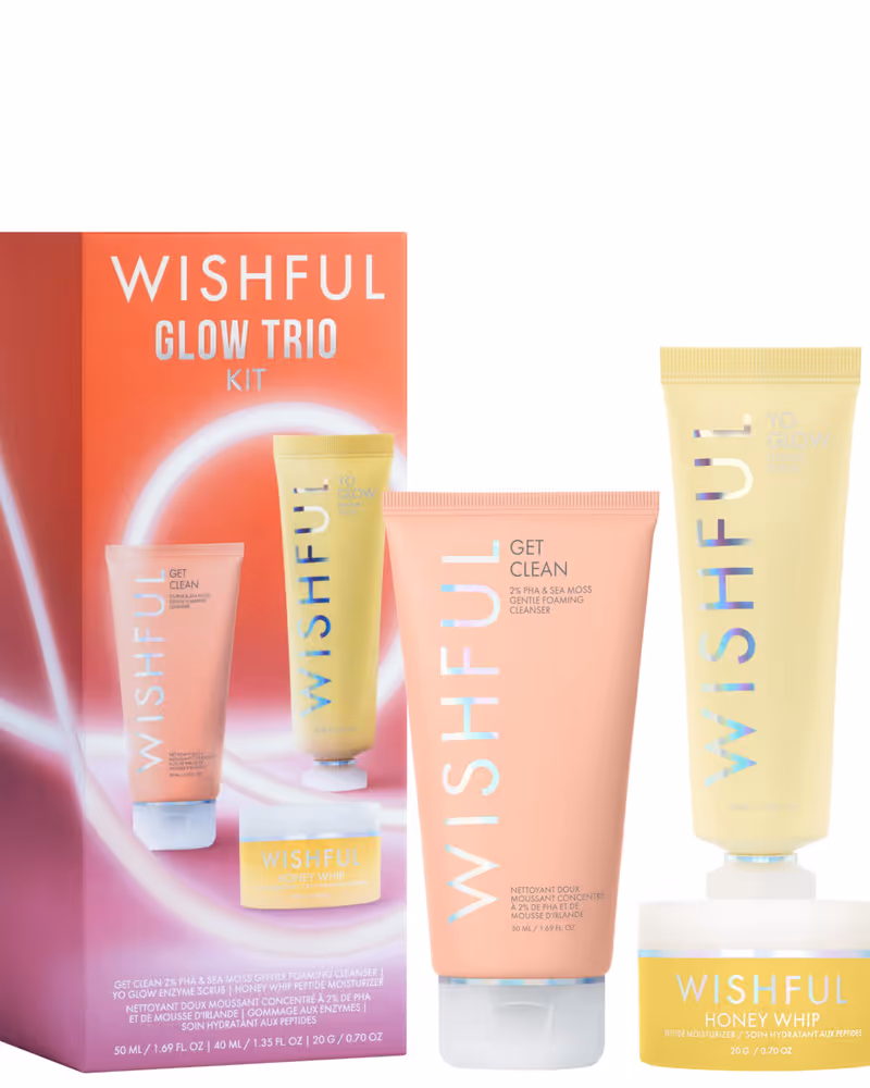 huda beauty wishful glow trio kit