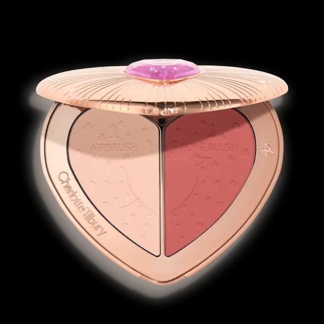 charlotte tilbury pillow talk beauty soulmates face palette -peach