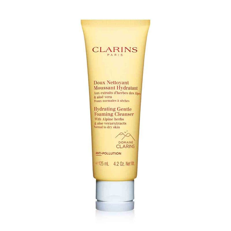 clarins cleanser-yellow