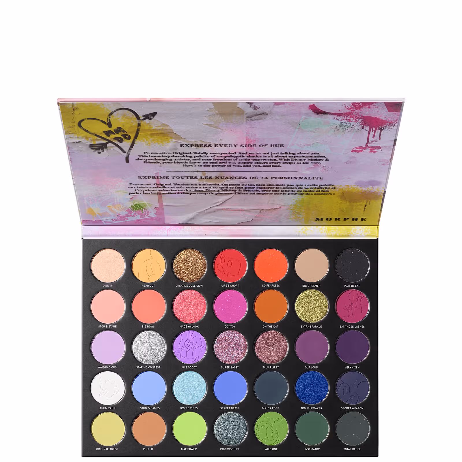 morphe disney eyeshadow palette