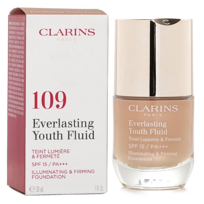clarins everlasting youth fluid foundation 109