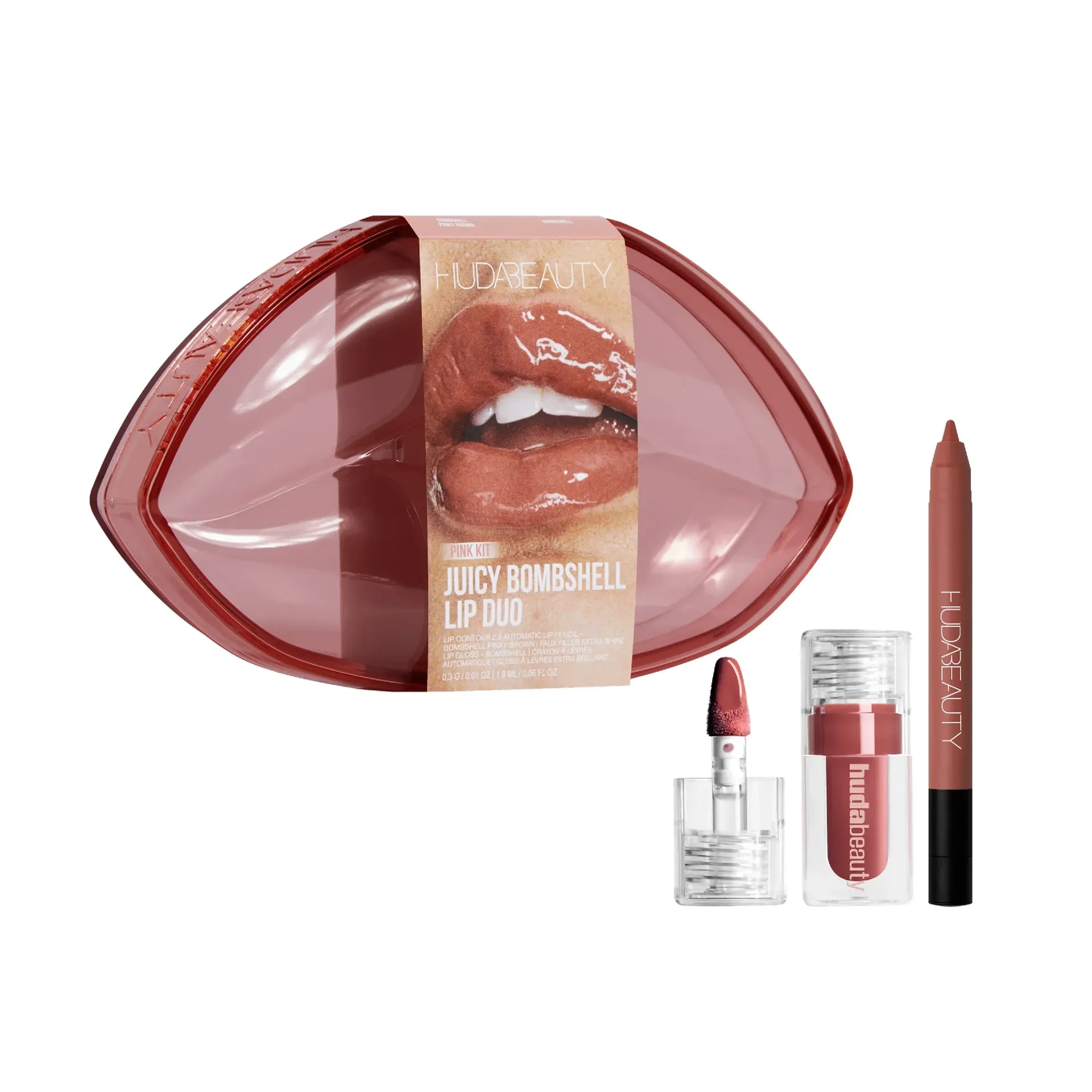 huda beauty  bombshell lip duo