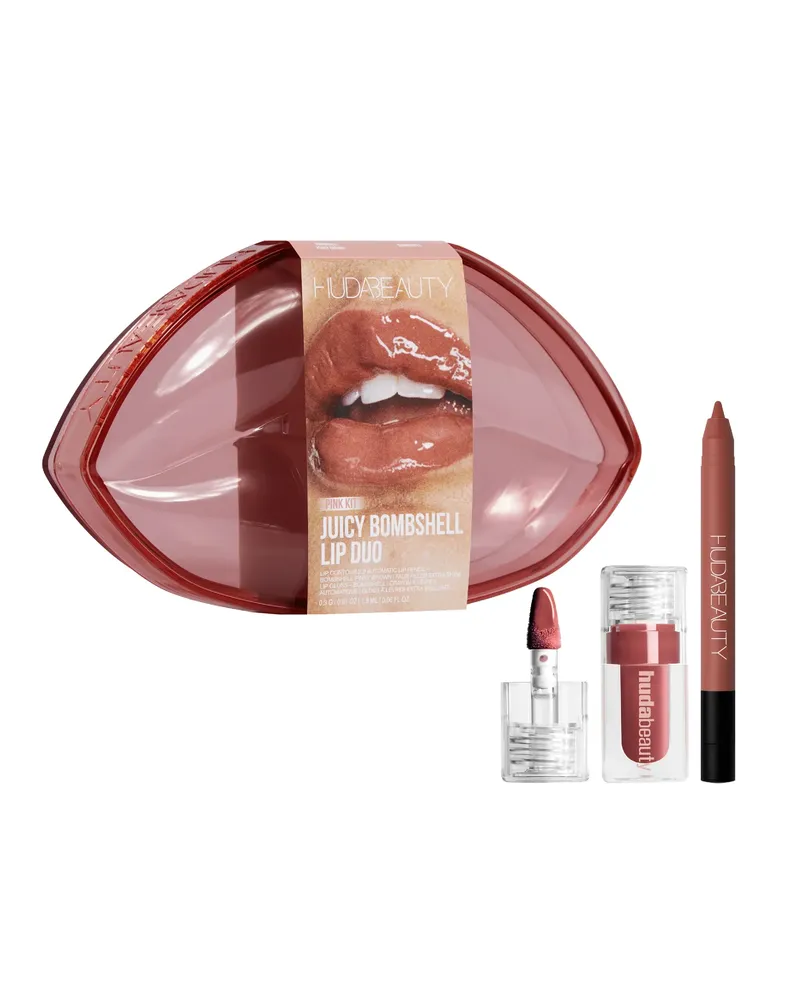 huda beauty  bombshell lip duo