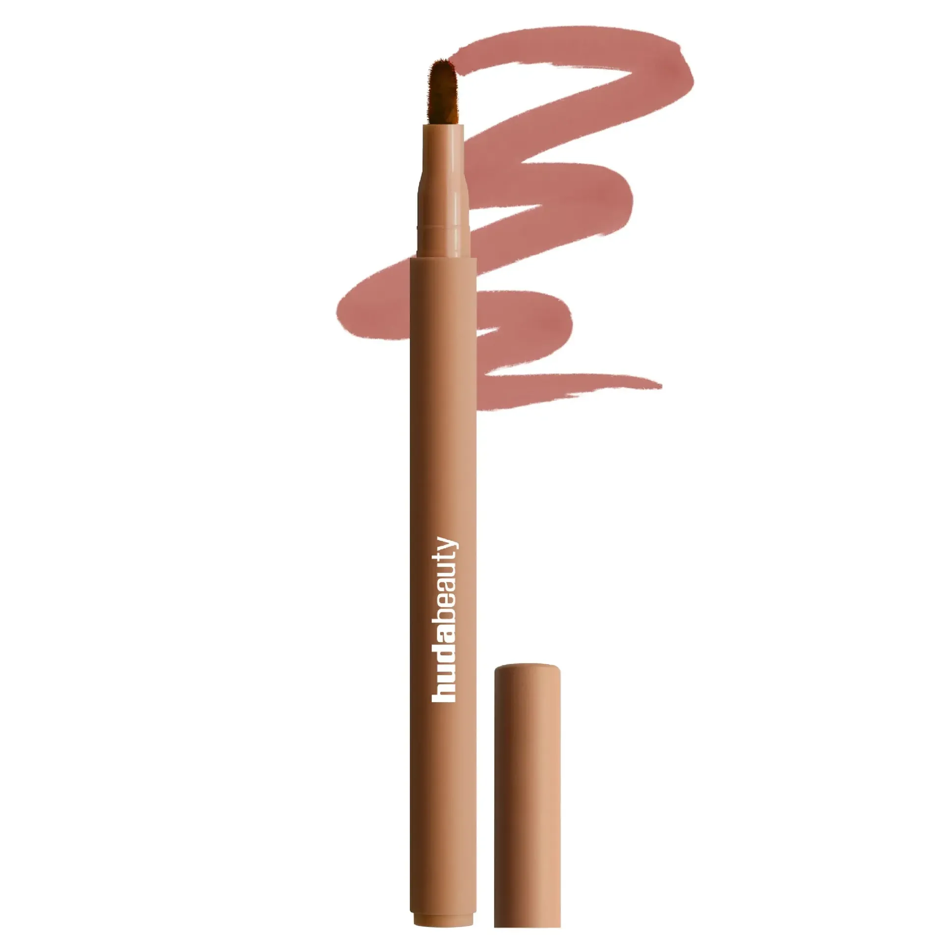 huda beauty lip contour stain-soft nude