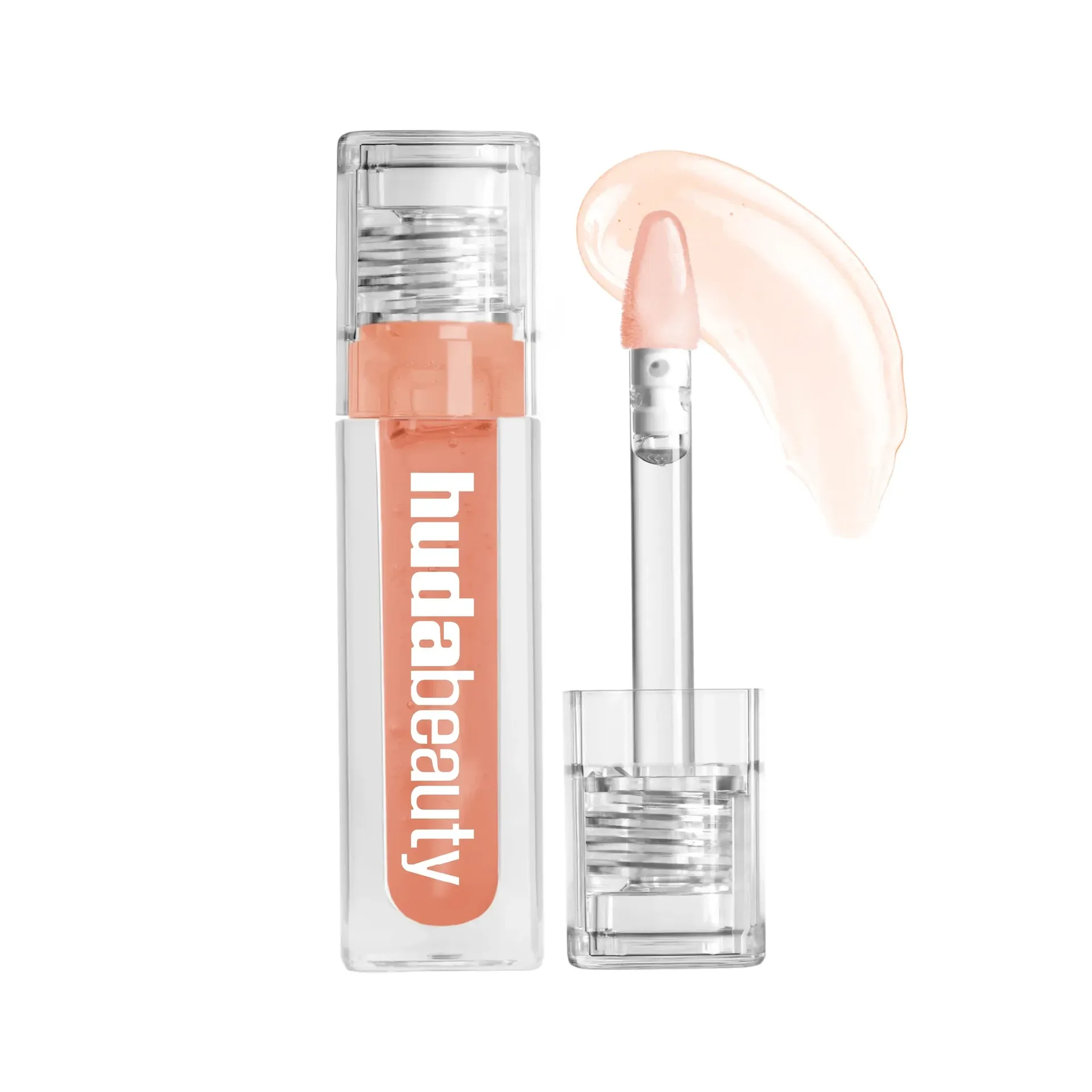 huda beauty lip oil-juicy peach