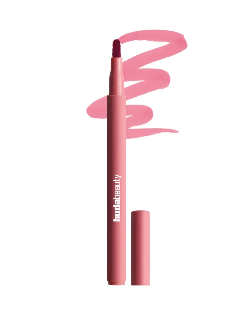 huda beauty lip stain-rose wood