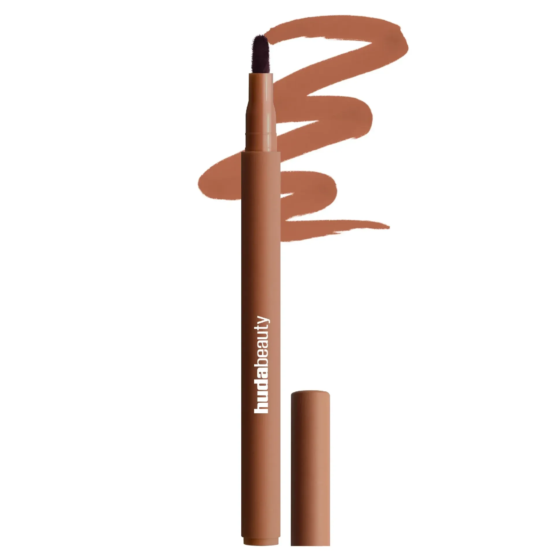 huda beauty lip stain-toasty brown