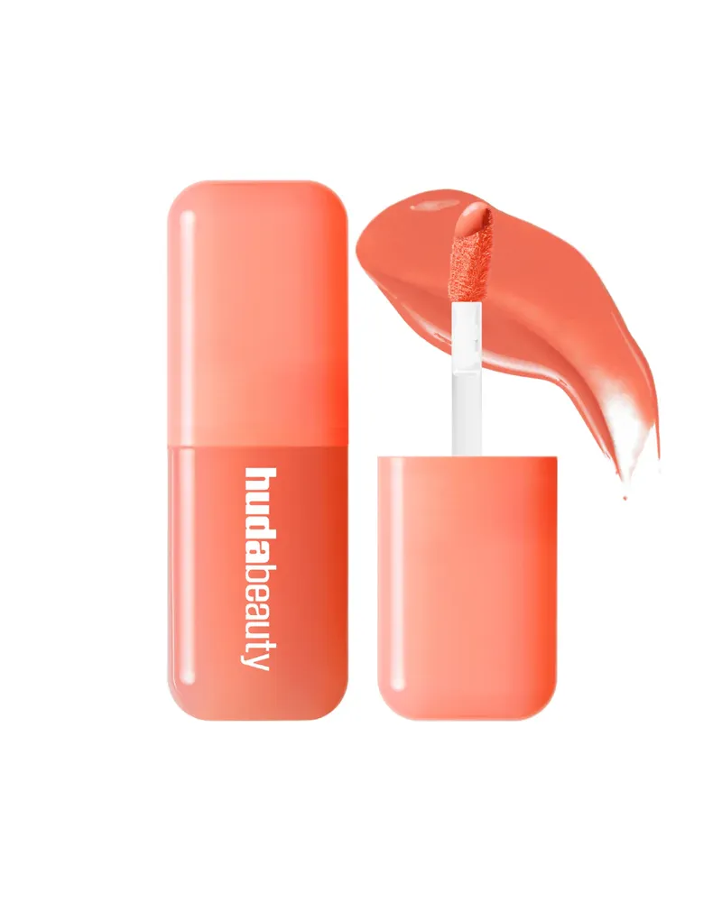 huda beauty liquid blush-peach sorbet