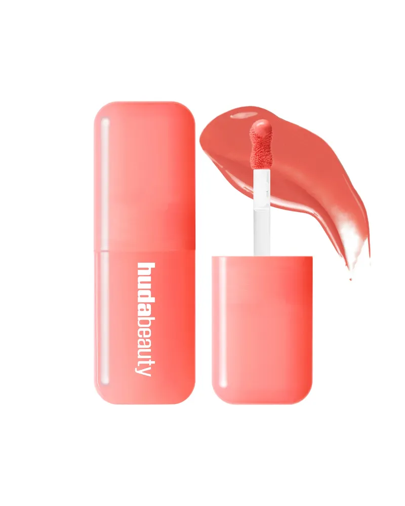 huda beauty liquid blush-sunset lychee