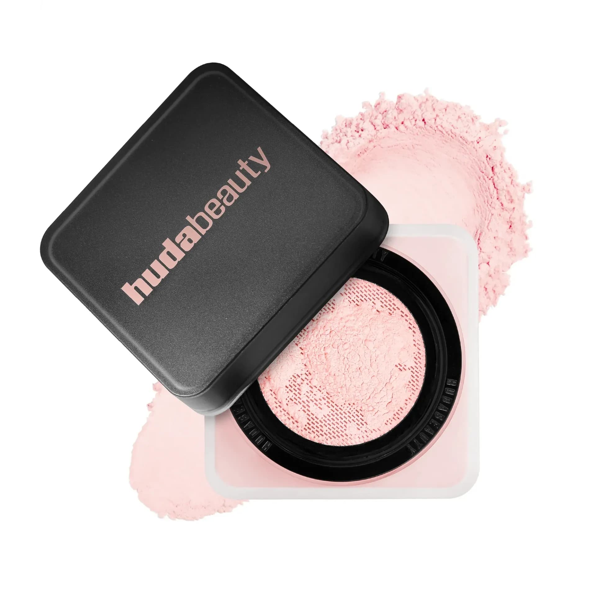 huda beauty loose powder -cherry blossom cake