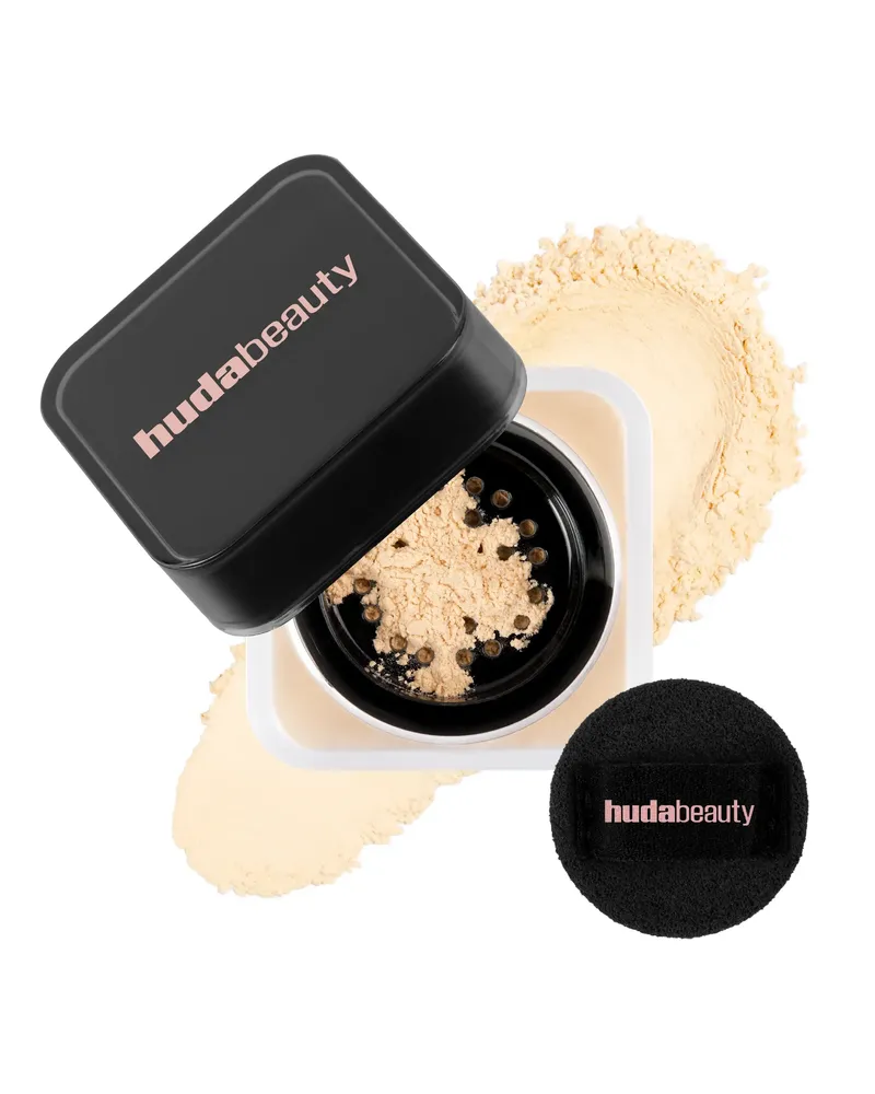 huda beauty mini loose powder-banana bread