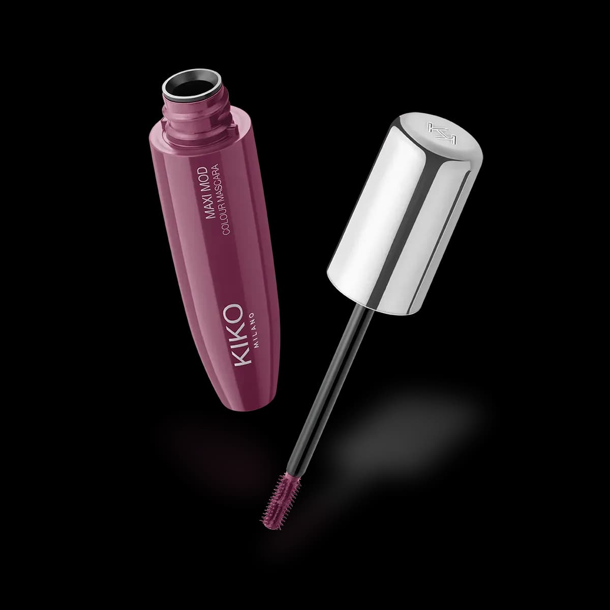 kiko maxi mod colour mascara-03 plum