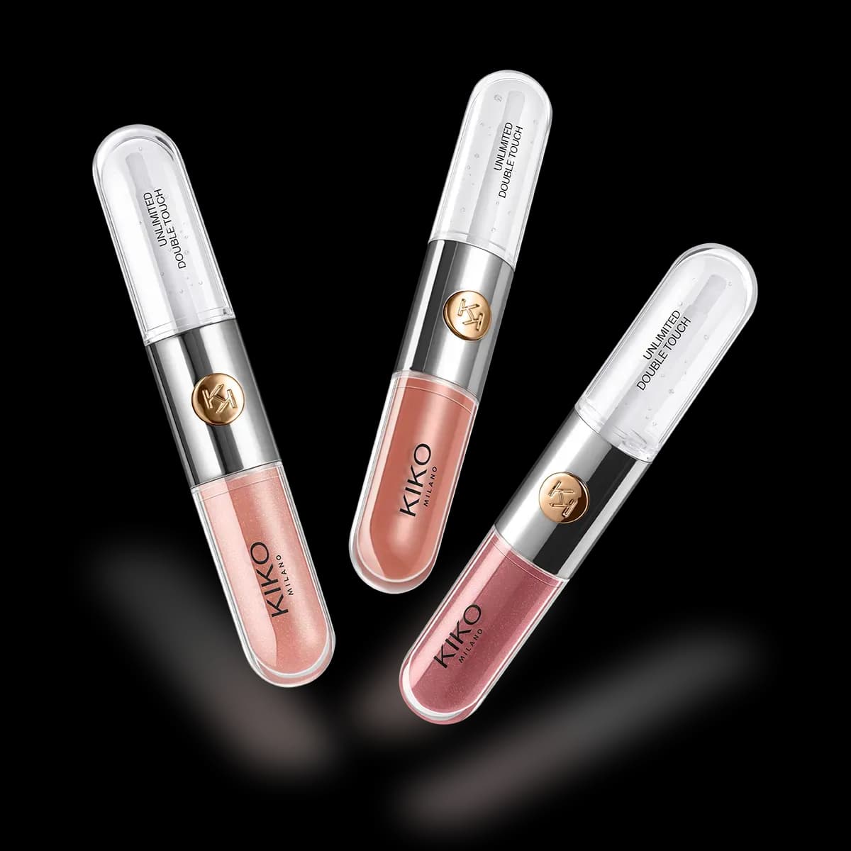 kiko unlimited double touch lip set pink