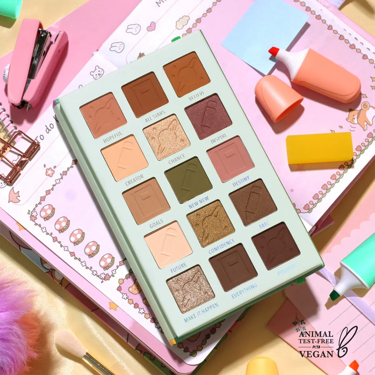 moira believe & create your own destiny palette