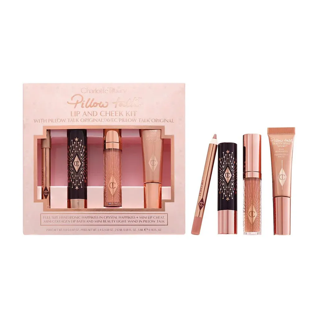 charlotte pillow talk lip-cheek set