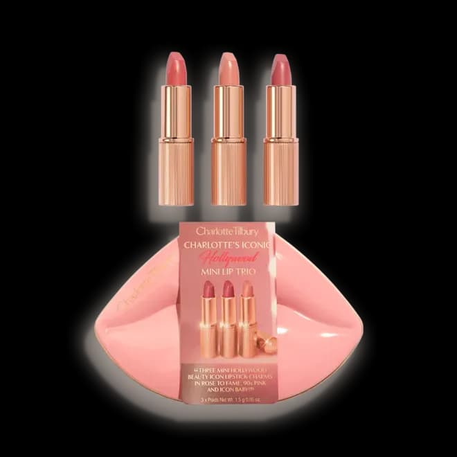 charlotte tilbury HOLLYWOOD ICONIC MINI LIP TRIO