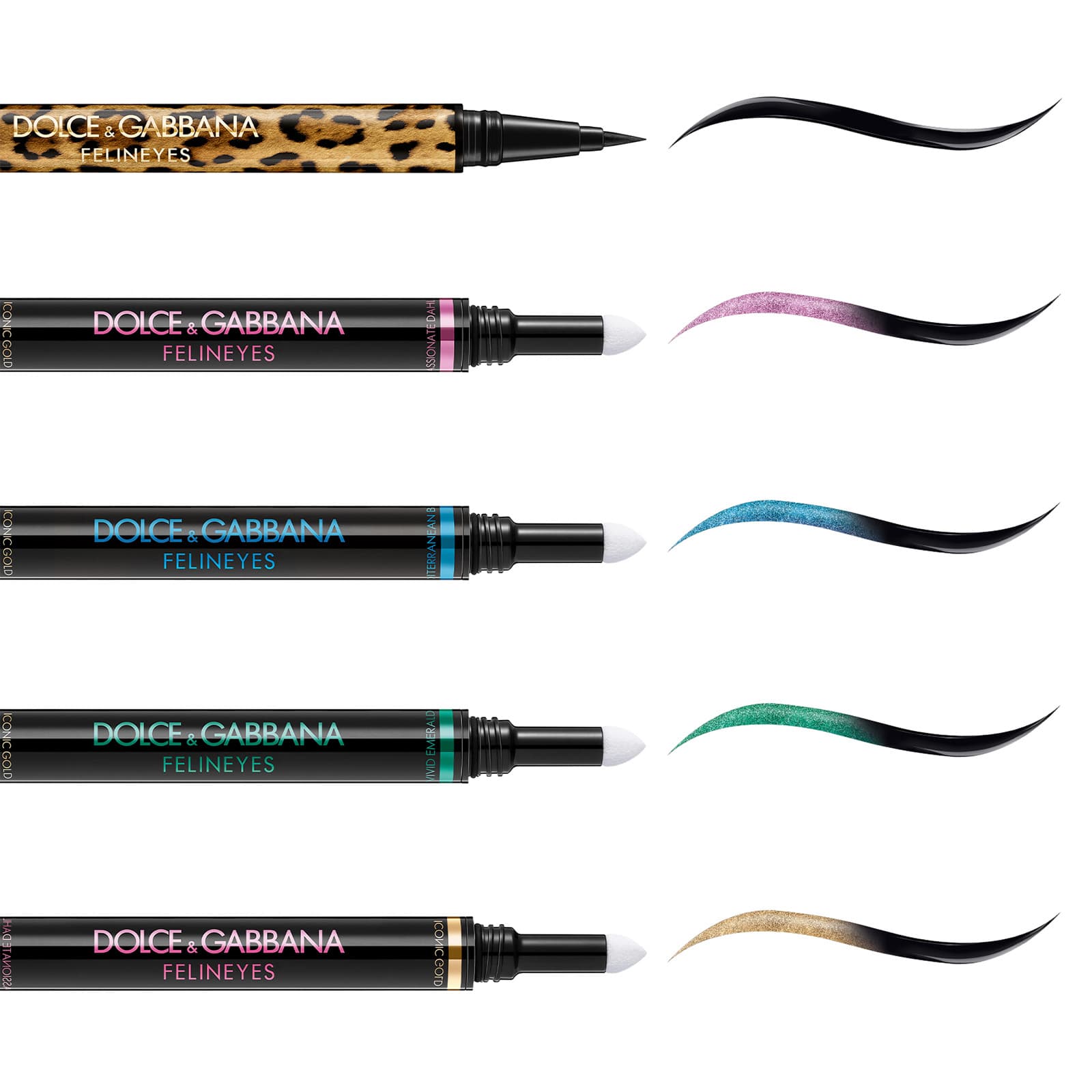 D&G waterproof eyeliner-felineyes nero